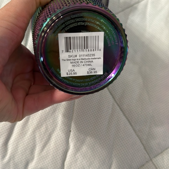 Starbucks, coffee cold cup 16 ounce color changing studded cup - Picture 3 of 3